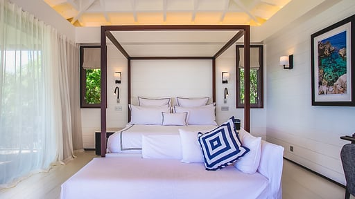 Villa Maison Blanc Bleu Chambre 2