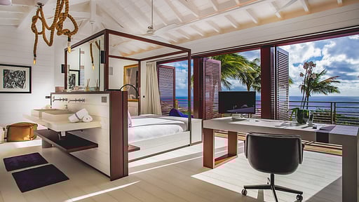 Villa Maison Blanc Bleu Chambre 1