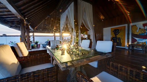 Villa Majapahit Maya Dining area