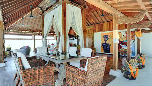 Villa Majapahit Maya Dining area