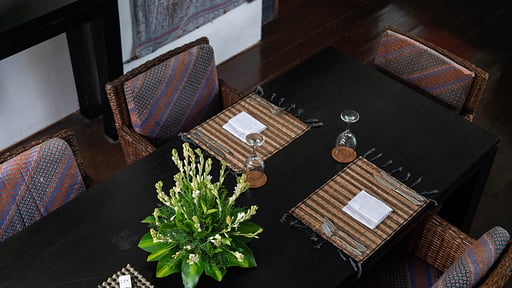 Villa Majapahit Nataraja Dining area
