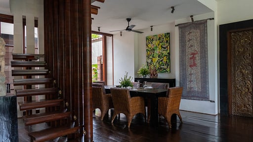Villa Majapahit Nataraja Dining area