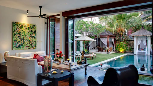 Villa Majapahit Raj Living room