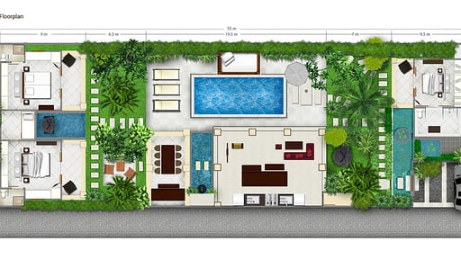 Villa Maju Plan