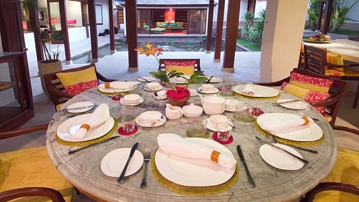 Villa Mako Dining area