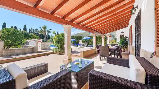 Villa Malabar Pollensa Terrace/Veranda