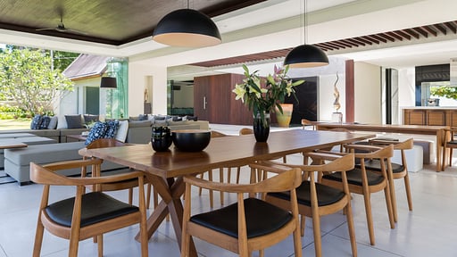 Villa Malabar Dining area
