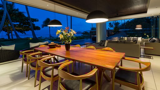 Villa Malabar Dining area