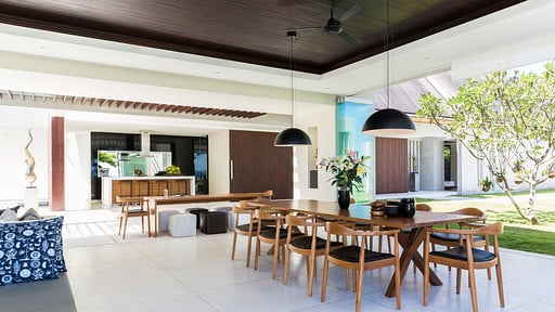 Villa Malabar Dining area