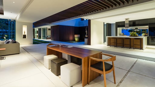 Villa Malabar Dining area