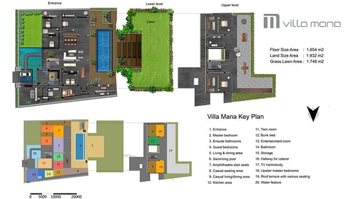 Villa Mana Floor plan