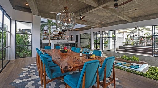 Villa Mandala House Dining area
