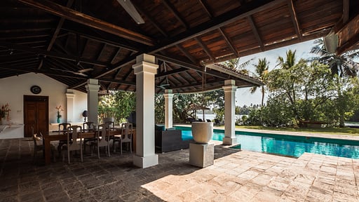 Villa Mandalay Koggala Dining area