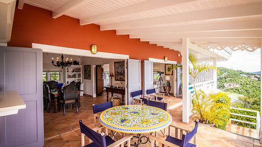Villa Mango Colombier Terrasse