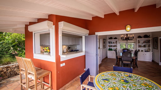 Villa Mango Colombier Terrasse