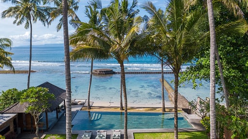 Villa Manis Beachfront Drone pictures