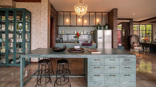 Villa Manis Beachfront Kitchen