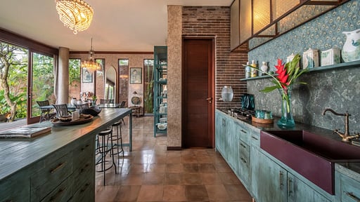 Villa Manis Beachfront Kitchen