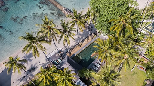 Villa Manis Beachfront Drone pictures