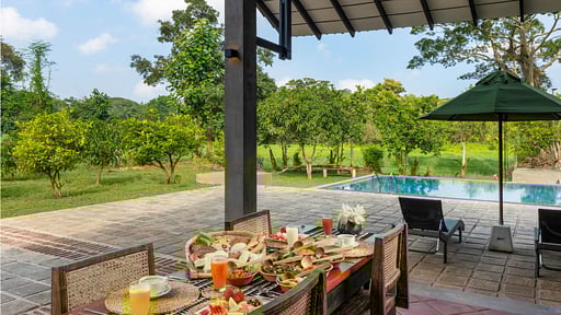 Villa Mankani Dining area
