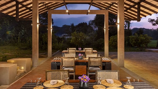 Villa Mankani Dining area