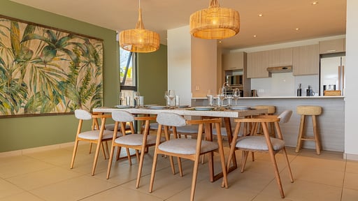 Villa Manta Cove Обеденная зона