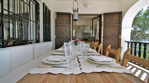 Villa Mar Infinito Zona de comedor
