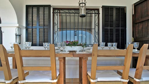 Villa Mar Infinito Zona de comedor
