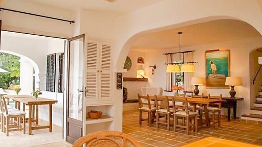 Villa Mar Infinito Zona de comedor