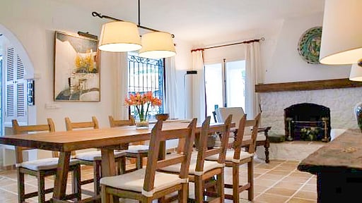 Villa Mar Infinito Zona de comedor