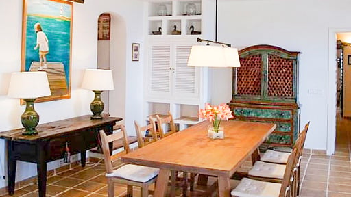 Villa Mar Infinito Zona de comedor