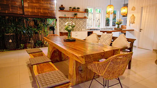Villa Mara Canggu Dining area