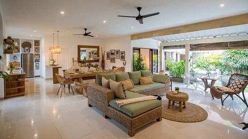 Villa Mara Canggu Living room