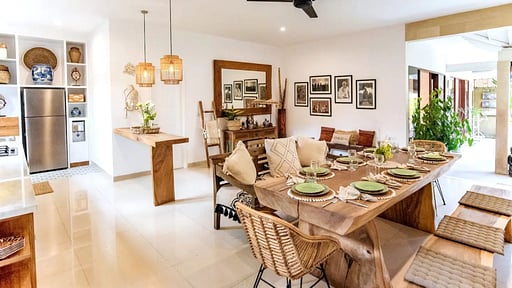 Villa Mara Canggu Dining area