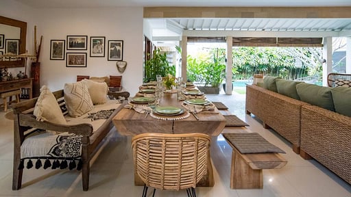 Villa Mara Canggu Dining area