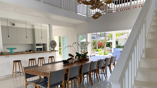 Villa Marang Dining area