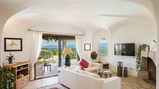 Villa Maratua Woonkamer