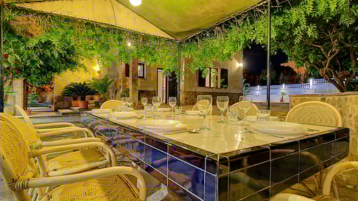 Villa Maravillas Dining area