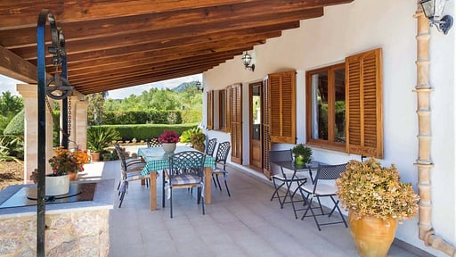 Villa Margarita Pollensa Terrasse