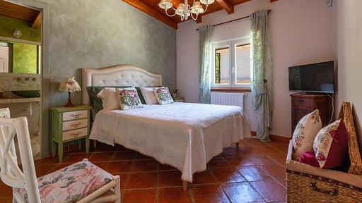 Villa Margherita in Colle Schlafzimmer 1