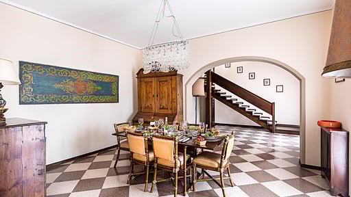 Villa Mariavittoria Zona pranzo