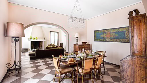 Villa Mariavittoria Zona pranzo