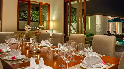 Villa Marie Dining area
