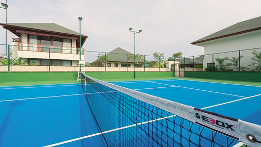 Villa Marie Tennis court