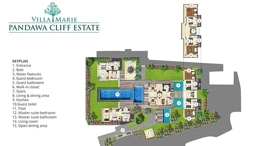Villa Marie Floor plan