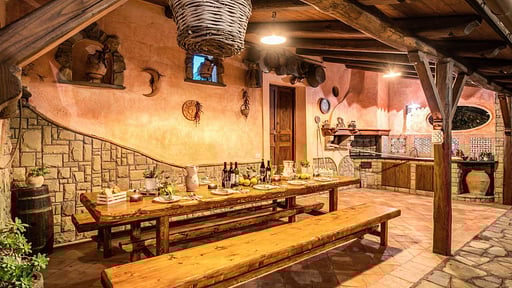 Villa Marika Dining area