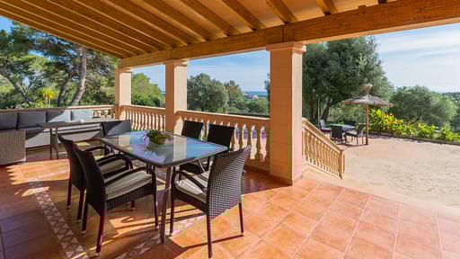 Villa Marina Calas Terrace/Veranda