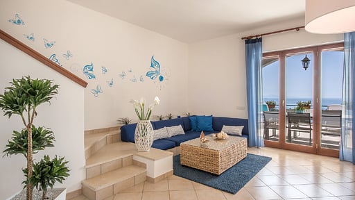 Villa Marina Nerano Living room 1