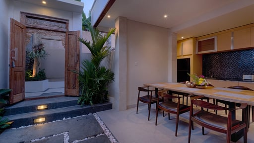 Villa Mas Ubud Two Dining area