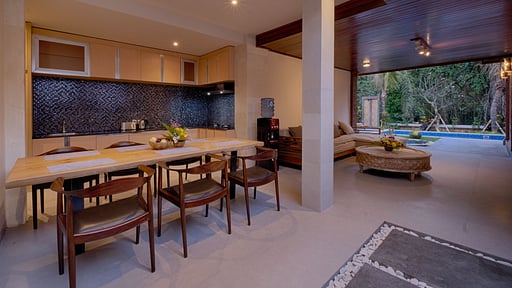 Villa Mas Ubud Two Dining area